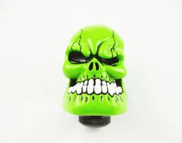 Gear Shift Knob Custom Bone Skull Style Stick Shift Gear Lever Shifter Knob Car Universal Green5148235
