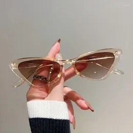 Sonnenbrille KAMMPT Vintage Dreieck Frauen Mode Cat Eye Candy Farbtöne Brillen Retro Marke Designer Outdoor Sonnenbrille