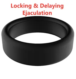 Yutong Толстые тренировочные блокирующие кольца для пениса Фаллоимитатор с рукавом Кольцо для пениса Продукт для взрослых Игрушки для мужчин Мужская длительная задержка эякуляции Exercis5476804