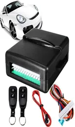 Universal Alarm Systems Car Auto Remote Central Kit Door Lock Locking Vehicle Nyckelfritt Entry System Nytt med fjärrkontroller Kit1250509