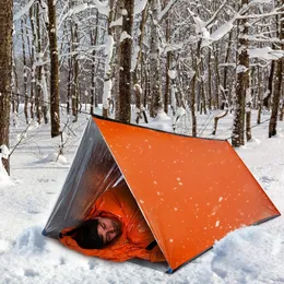 Tenda per rifugio di sopravvivenza di emergenza all'aperto La tenda di emergenza per 2 persone può essere utilizzata come tenda di sopravvivenza per il calore di emergenza PF