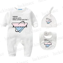 Tasarımcı Bebek Onesies Küçük Bebekler Pamuk Sonbahar Tulum Önlükleri Şapkalar Setler Lüks Marka Bebek Dolunay Bebek Giyim Kızlar Erkekler Bodysuit SDLX