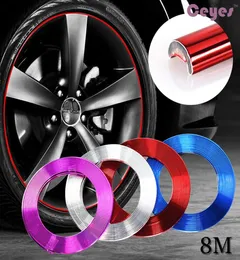 8mroll cubo de roda do carro pneu adesivo carro decorativo para mercedes w203 w210 w211 decoração automóvel adesivo acessórios do carro styling7431440