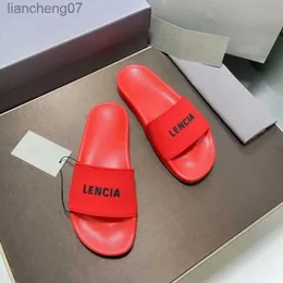 Kapcia 2024 Slowery mody Paris Slides Sandały Kapcie dla mężczyzn kobiety Hot Designer Unisex Pool plaża Flip Flip Flip Flip 240202