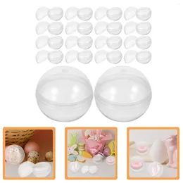 Gift Wrap Clear Fillable Balls Transparent Plastic Round Diy Claw Machines Vending Machine Beaded Storage Packing 4.5Cm