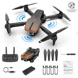 V3 Pro Mini Drone 4K HD 듀얼 카메라 FPV 장애물 회피 RC Quadcopter for Kids Professional Helicopter Toy ZZ
