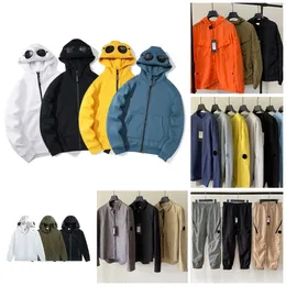 Erkek Hoodies Sweatshirts Tasarımcı Hoodie CP kapüşonlu ceket rüzgar geçirmez palto şirketi kapüşonlu zip polar astarlı ceket erkek high Street cp şirketleri kapüşonlu
