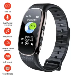 Players Digital Voice Recorder Watch Smart One Recording 8 GB 16 GB Bracelete MP3 Player Reduct Reduction Audio Dittaphone