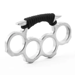 Binding Rope Thin Plastic Tiger Fiberglass Four Finger Hand Brace Aluminum Alloy Self-Defense 650918