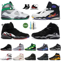 Jumpman 8 Basketbol Ayakkabı Erkekler için 8s Playofflar Aqua Siyah Çimento Beyaz Oregon Ördekler Saf Solefly Gunsmoke Erkek Spor Spor ayakkabıları açık ayakkabı