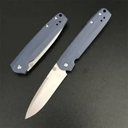 485 Outdoor BM Folding Knife G10 Handle Self Defense Multifunctional Military Knives Pocket EDC Security Tool