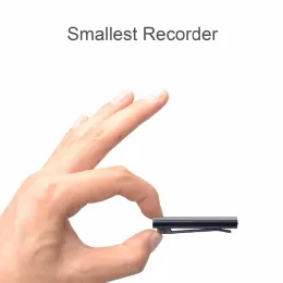 Giocatori Mini clip più piccolo VOCE USB VOCE Attivata da 8 GB da 16 GB Digital Voice Registratore con cavo OTG lettore MP3 per telefono Android