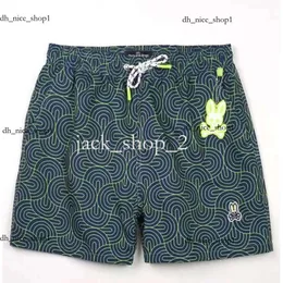 Psychological Bunny Shorts Designer Mens Shorts Beach Pants Skull Rabbit Flower Pants European och American Surfing Shorts Snabbtorkning Hem Shorts Asiatisk storlek 336