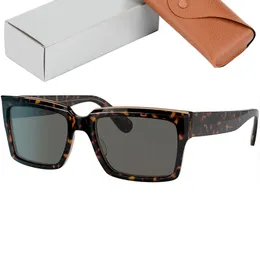 Occhiali quadrati di lusso Inverness 21.91 Occhiali da sole in acetato Uomo Donna Lenti in vetro reale Occhiali da sole per donna Uomo con scatola Gafas De Sol