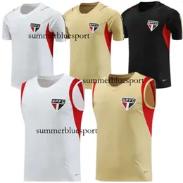 23/24 Sao Paulo Vest Soccer Jerseys PABLO DANES LUCIANO Shirt LUAN IGOR GOMES BRENNER 2023 2024 Shirt Training Shirts Football Uniform Sleeveles Kit 888