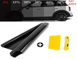 Yentl 3mx50cm VLT Car Auto Home Vetro per vetri Tinta Rotolo di pellicola con raschietto per finestrino laterale dell'auto Casa Commerciale Solare Pr5906388