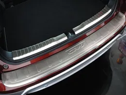Placa de decoração de proteção contra arranhões do porta-malas traseiro de aço inoxidável de alta qualidade com logotipo para Honda CRV CRV 201220158761291