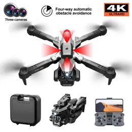 K10MAX Obstacle Avoidance Folding Drone Three Camera High Definition Aerial Photography Optical Flow Electric Modulation Four Axis Aircraft