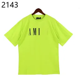2024メンズTシャツレディースアマリスデザイナープリントトップスティーファッションマンTシャツ品質綿カジュアルショートスリーブラグジュアリーヒップホップストリートウェアTシャツ