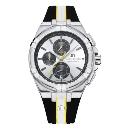 AAAAAA Maurice Lacroix Aikon Tide Мужские часы с резиновым ремешком Водонепроницаемые кварцевые часы для мужчин Спортивные часы Reloj Hombre AAA M001