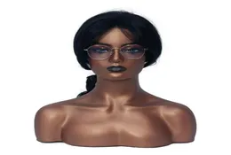 Novo feminino realista pvc manequim cabeça busto para peruca jóias e chapéu display6137053