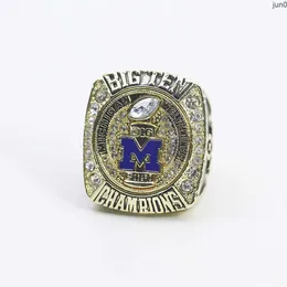 Band Rings NCAA 2021 M MICHIGAN Üniversitesi Wolverine Rugby Üniversitesi Şampiyonu Yüzük