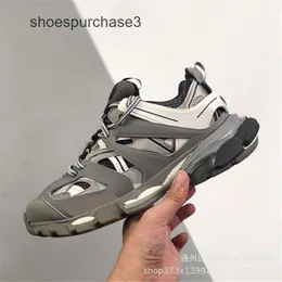Дизайнер Balencigs Fashion Casual Shoes Roller Skates 2024 High Version Dad Shoes Track 3.0 Толстая подошва и женская пара Hollow Out Casual Sports Shoes bxi1
