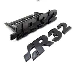 MK4 R32 Krom Izgara Rozeti R32 Logo Yazıtı Golf Parçası Araba Amblemi Metal için Orijinal Yeni OEM Metal3737731