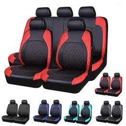 Car Seat Covers PU Leather Cover For Ford Focus Edge Explorer Ecosport Escape Expedition F-150 C-MAX Fusion Mondeo Taurus Auto Interior