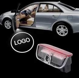 Skoda Led Araba Kapısı Hoş Geldiniz Logo Araba Markası için Bir PCS LED Logo 3D Gölge Light Projektör Skoda VW Superb8279788