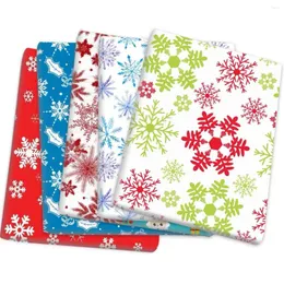 Vestuário para cães 60 unidades / lote Natal Snowfake Impressão Bandanas para animais de estimação Filhote de cachorro Gato Especial Fazendo Suprimentos CH61