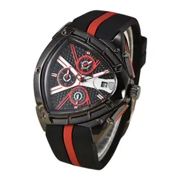 2023 Top Brand Luxury Big Dial Chronograph Quartz Watch Men Sports Watches Military Male Wrist Watch Clock Man Relogio Masculino