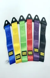 Universal New Arrived Car Tuning Tow Rope Latest technology tow rope MOMO Style Tow Strap Easy Inst with Screws2059327