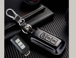 Oryginalna skórzana okładka FOB dla Mitsubishi Outlander ASX RVR Mirage Montero Sport Smart Pilote Key Case Akcesoria 7424672