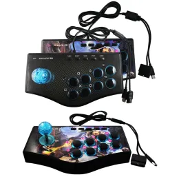 Gamepads Retro Arcade Game Rocker Controller USB joystick لـ PS2/PS3/PC/Android Smart TV Buildin Viule