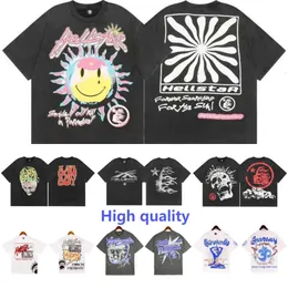 T-shirty Hellstar Y2K T Shirt Mens Womens Haruku gotycki hip-hop abstrakcyjny grafika grafika Nowe przedwczesne topy z krótkim rękawem