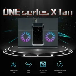 Fans Konsolenlüfter für Xbox Series X Host Farbwechselnde bunte Spielekonsole Kühler Dock Station Vertikaler Ständer USB