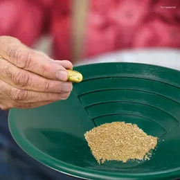 플레이트 골드 패닝 팬 체의 분지 세척 26cm 광선 수동 도구 광업 가시성 향상