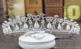 Prinzessin Kronen Braut Kopfschmuck Tiaras mit Zirkonia Schmuck Mädchen Abend Abschlussball Party Performance Festzug Kristall Hochzeit Zubehör #DB-JS0195097907