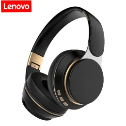 Headphones Lenovo Airbuds Wireless Bluetooth Headset Gaming Earphone Deep Bass Over Ear ANC Earbuds Wired PC Laptop Sport Handfree Headsets