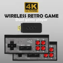 Consoles USB Video Game Console Built In 620 Classic Games AV Output Retro Portable Game Console Set Y2S Mini HD Wireless Doubleplay