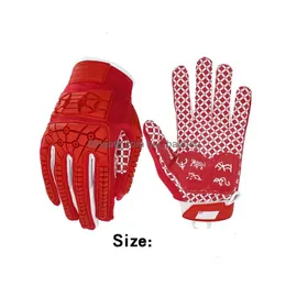 Sports Gloves Seibertron Lineman 2.0 Padded Palm American Football Receiver Flexible Tpr Impact Protection Rugby Red Glove Adt Drop Dh6Xj