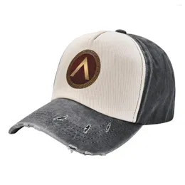 Ball Caps Lacedaemonian Lambda Ancient Spartan Shield Baseball Cap Designer Hat Luxury Drop For Men Women's