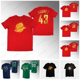 Quinn Hughes Canucks 2024 Lunar New Year T-Shirt Jersey Vancouver Brock Boeser Conor Garland J.T. ميلر تاتشر ديكو إلياس بيترسون تايلر مايرز إيليا كوزمنكو