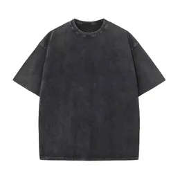 CCVX Designer solto camiseta plus algodão puro envelhecido tops de verão masculino e feminino, camiseta estampada estilo hip-hop moderno