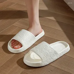 Slippers Summer Women Soft Sole Home Bathroom Eva Sandals Bear Printed Beach Flip Flops Outdoor Slides