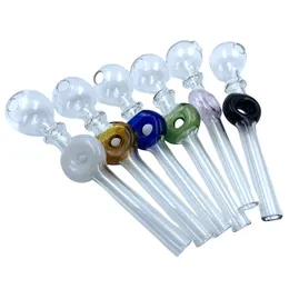 2024 Glass Pipes Donut Pyrex Oil Burner Pipe Colorful Mini Smoking Hand Pipes Tobacco Smoking Pipe