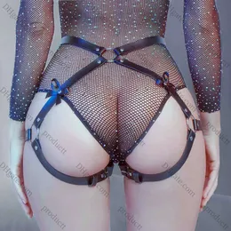 Sexy Bdsm Games Tools Goth Leather Garter Body Harness Women Punk Lingerie Retro Bondage Suspenders Adults Accessories Belt
