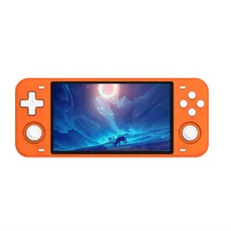 Jogadores de 5 polegadas IPS Screen RGB10 MAX Console de jogos portátil 64 GB 128 GB Core Emuelcc 4.1 para PSP/PS1/NDS/DC/32X/MAME com 20000 jogos