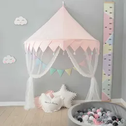 سرير شبكات الأطفال الشمال تلعب خيمة الوردي Princess Castle Play House Tipi Enfant Indoor Baby Birl